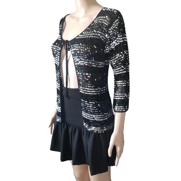Vintage Valenti Sequin Cardigan - Picture 3 of 7